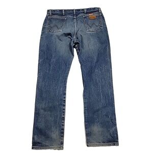 Wrangler FR 13MWZ Regular Cat2 2112 Flame Resistant Blue Denim Jeans Men's 39x36